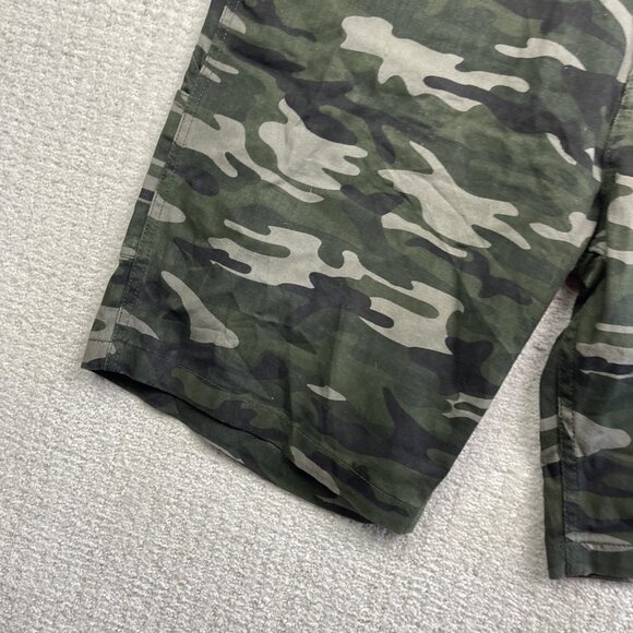 Y2K Work King Camouflage Cargo Shorts Mens Size 42 Workwear Skate Heavy Duty - Picture 5 of 14